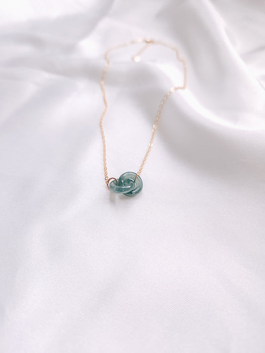 Jade Link Necklace