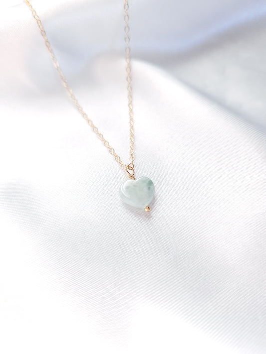Jade Heart Necklace