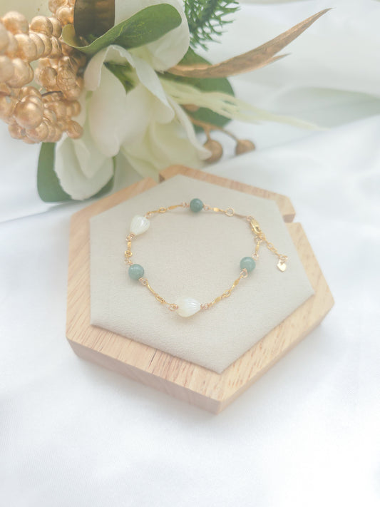 Pikake Jade Bracelet