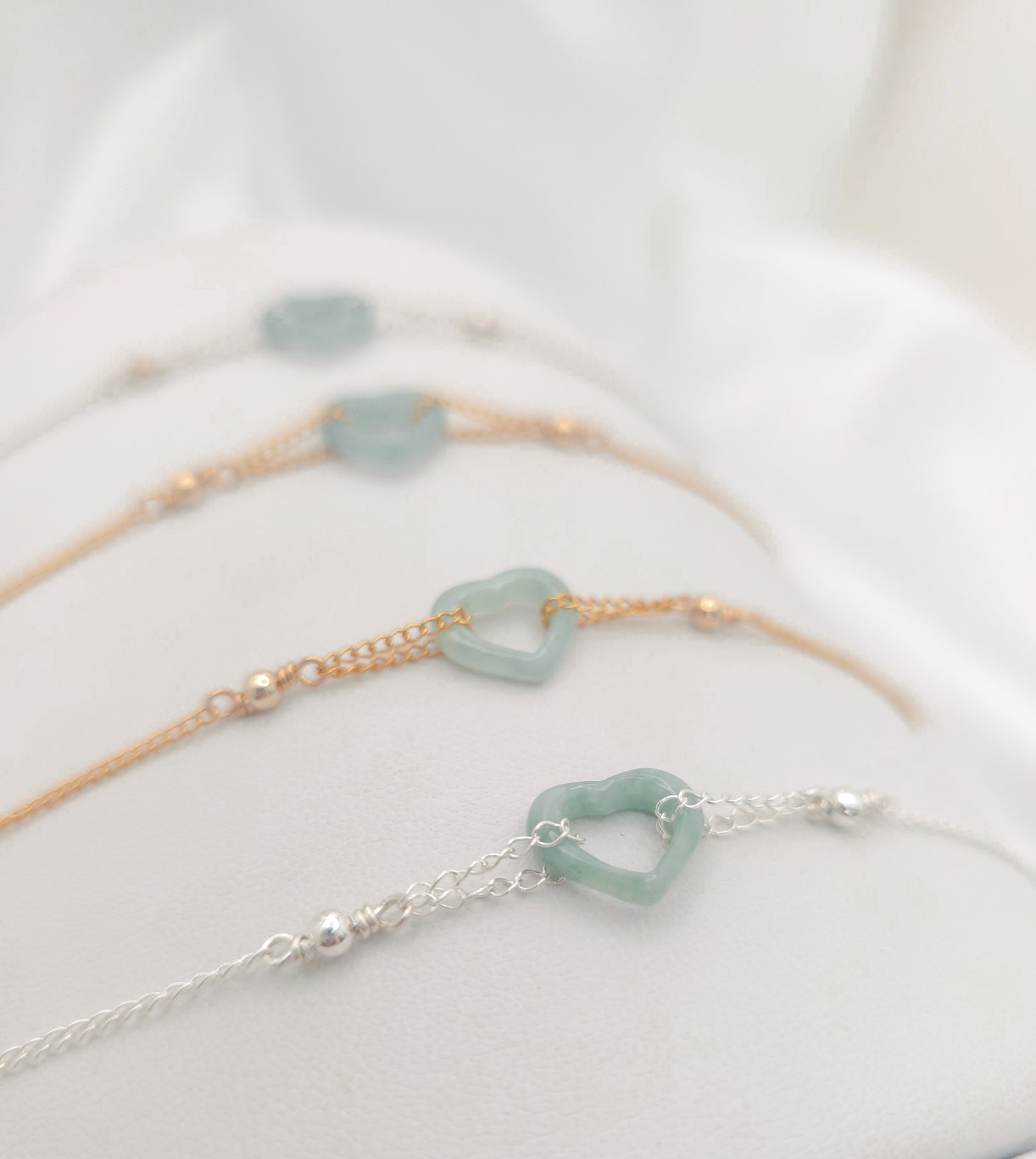 One Heart Jade Bracelet