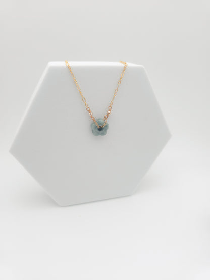 Jade Flower Necklace