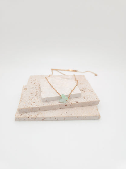 Bella Jade Butterfly Necklace