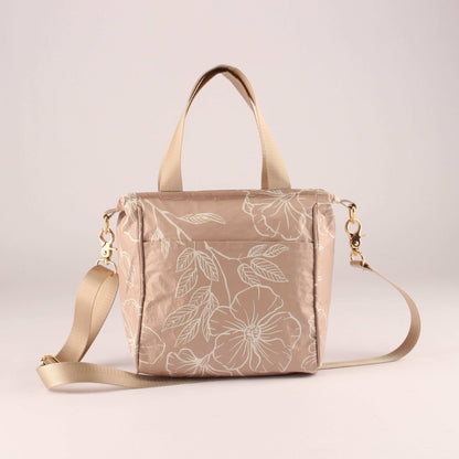 Hibiscus Tan Mini Bag