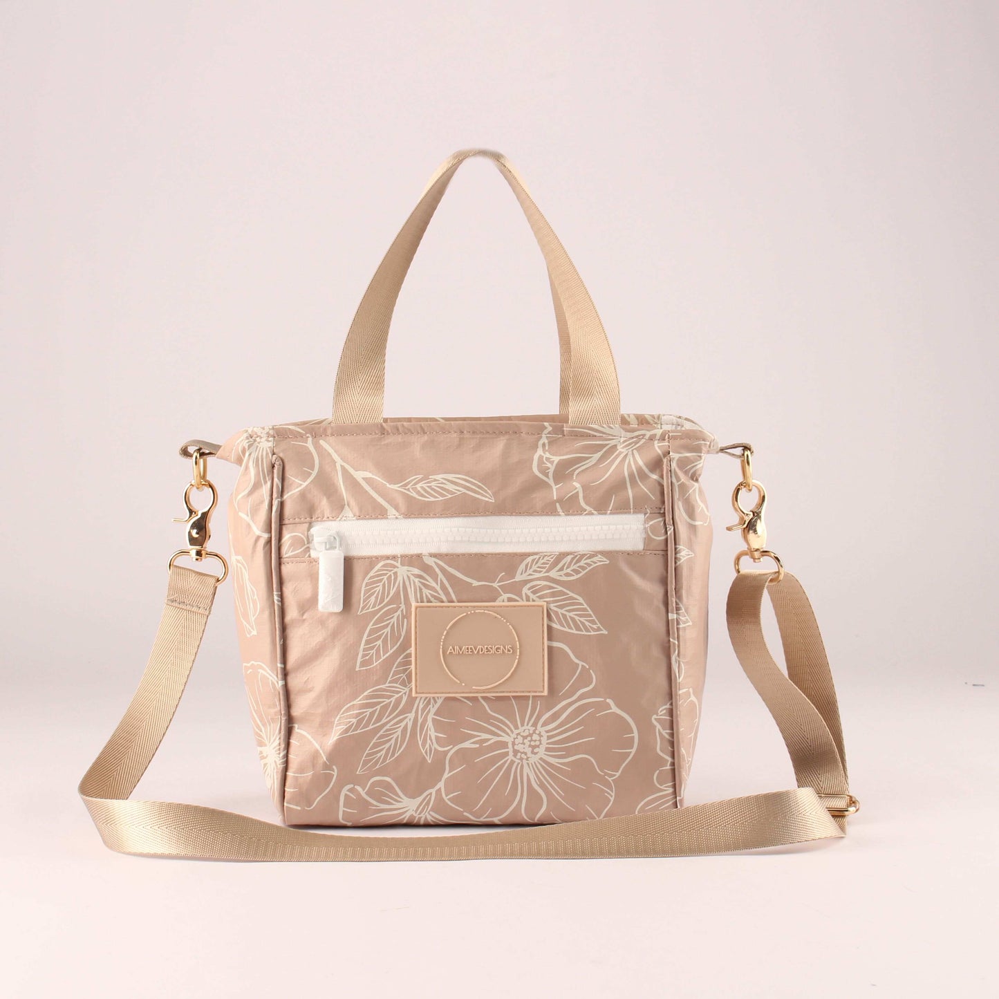 Hibiscus Tan Mini Bag