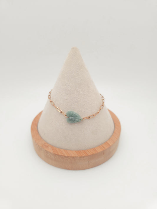 Anthurium Jade Bracelet