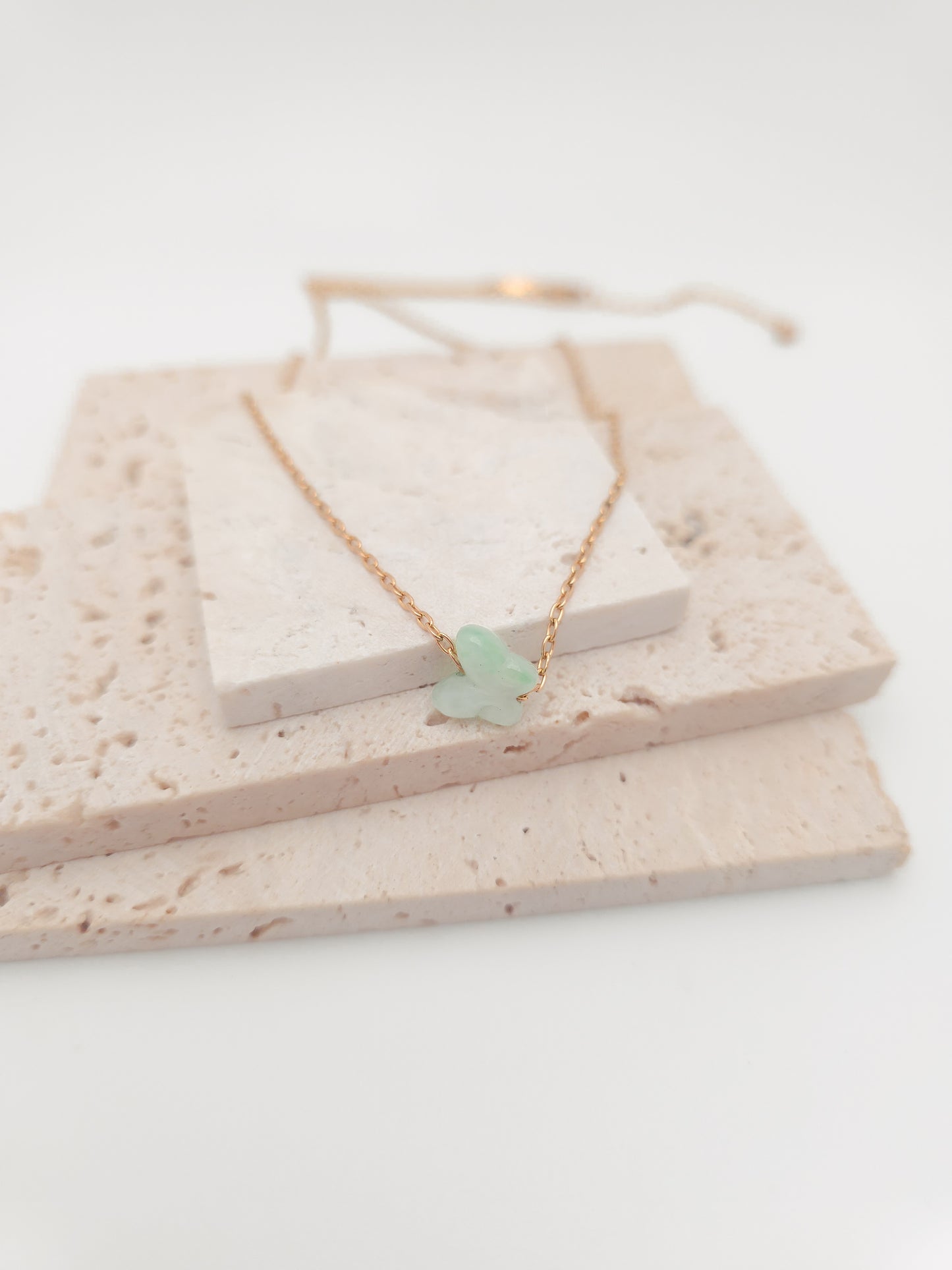 Bella Jade Butterfly Necklace
