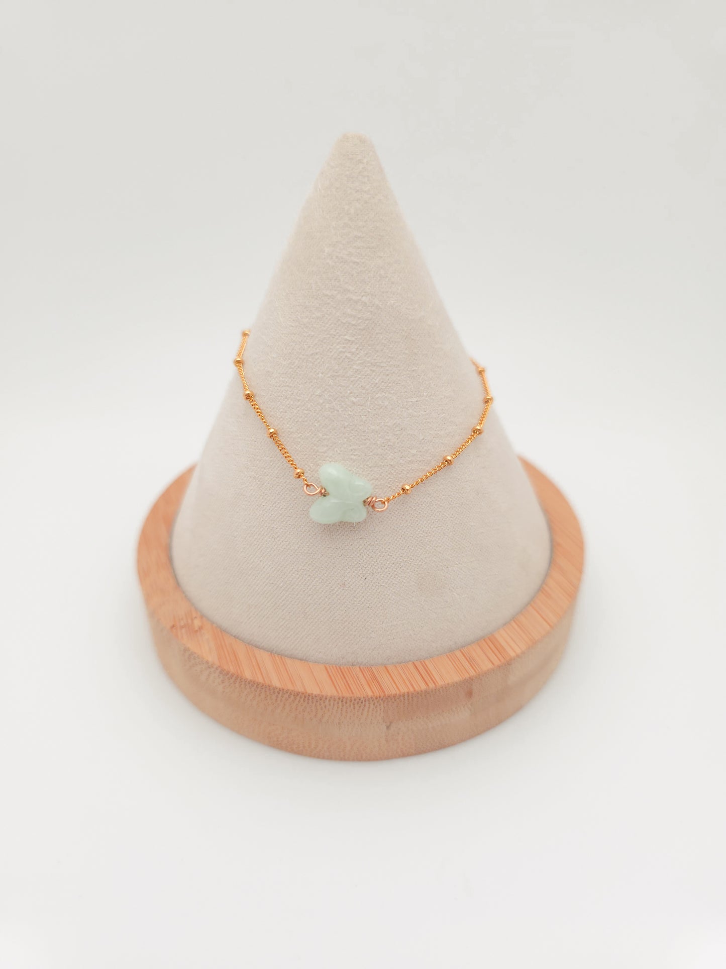 Bella Jade Butterfly Bracelet