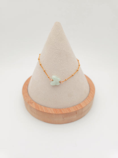 Bella Jade Butterfly Bracelet
