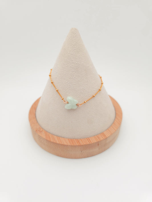 Bella Jade Butterfly Bracelet