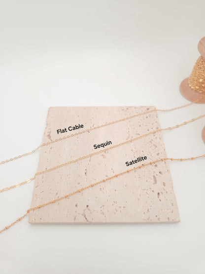 Naupaka Jade Bar Necklace