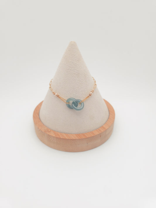 Circle Links Jade Bracelet