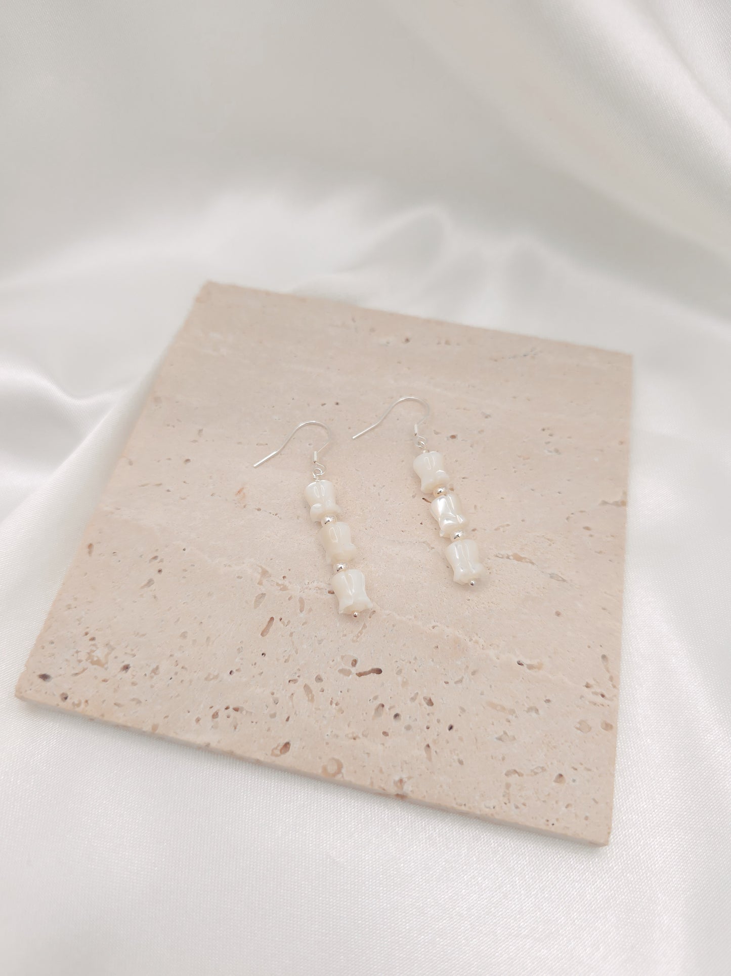 Crown Flower Drop Earrings