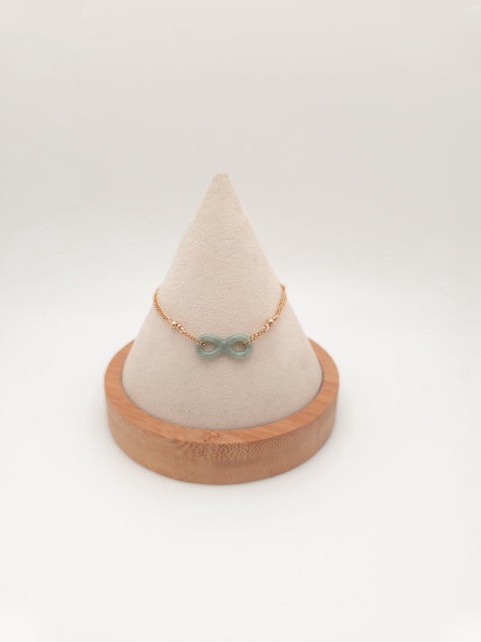 Infinity Jade Bracelet