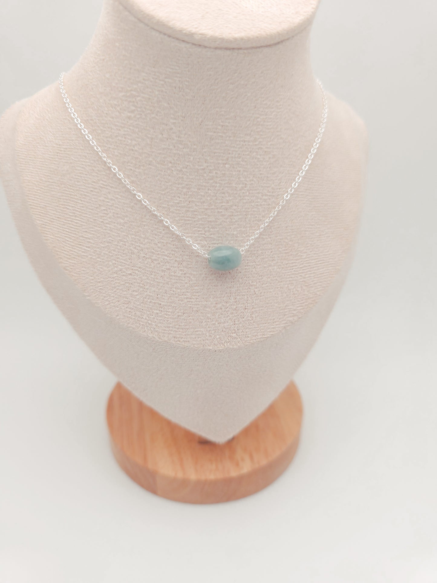 Barrel Jade Necklace