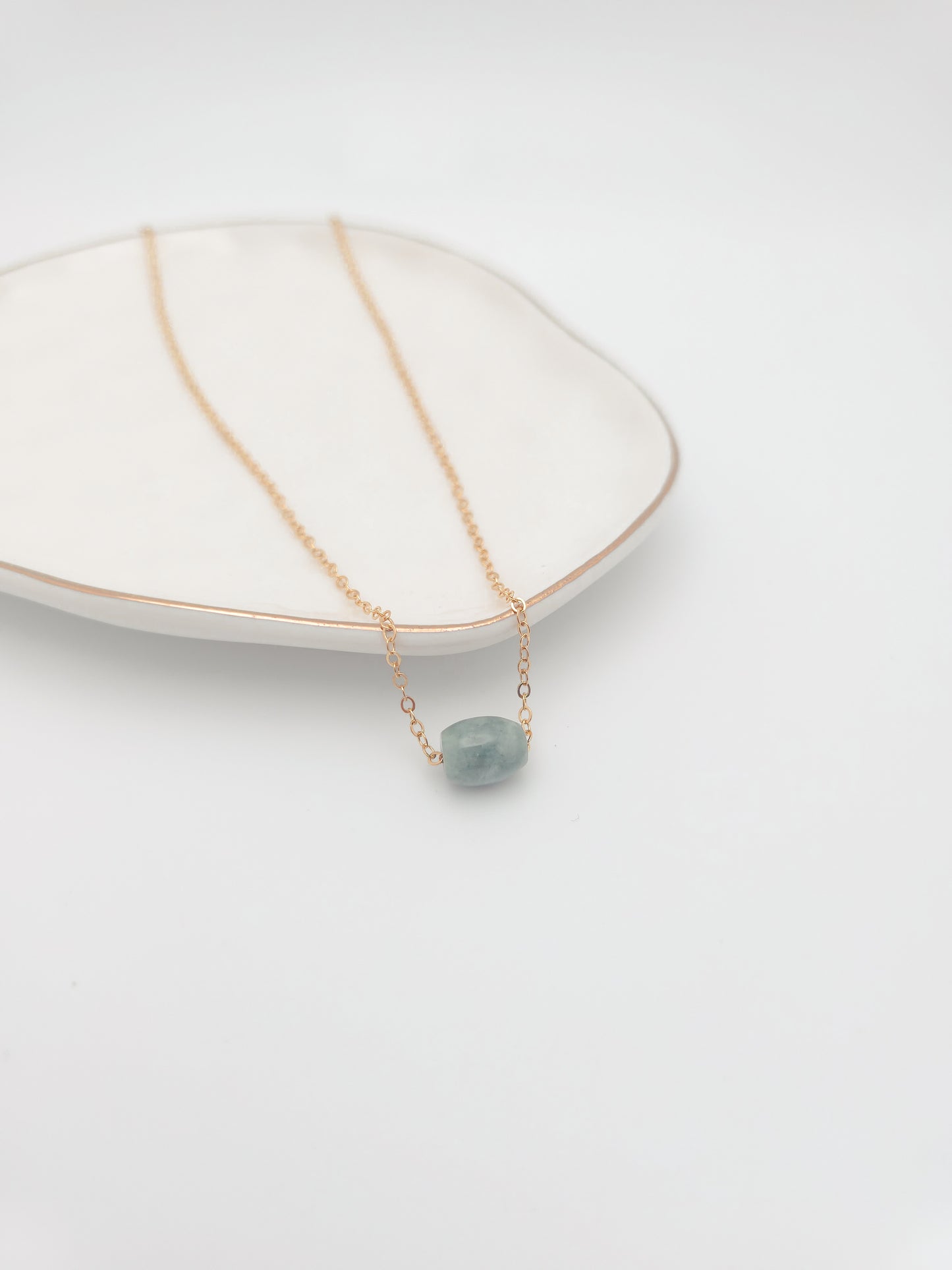 Barrel Jade Necklace