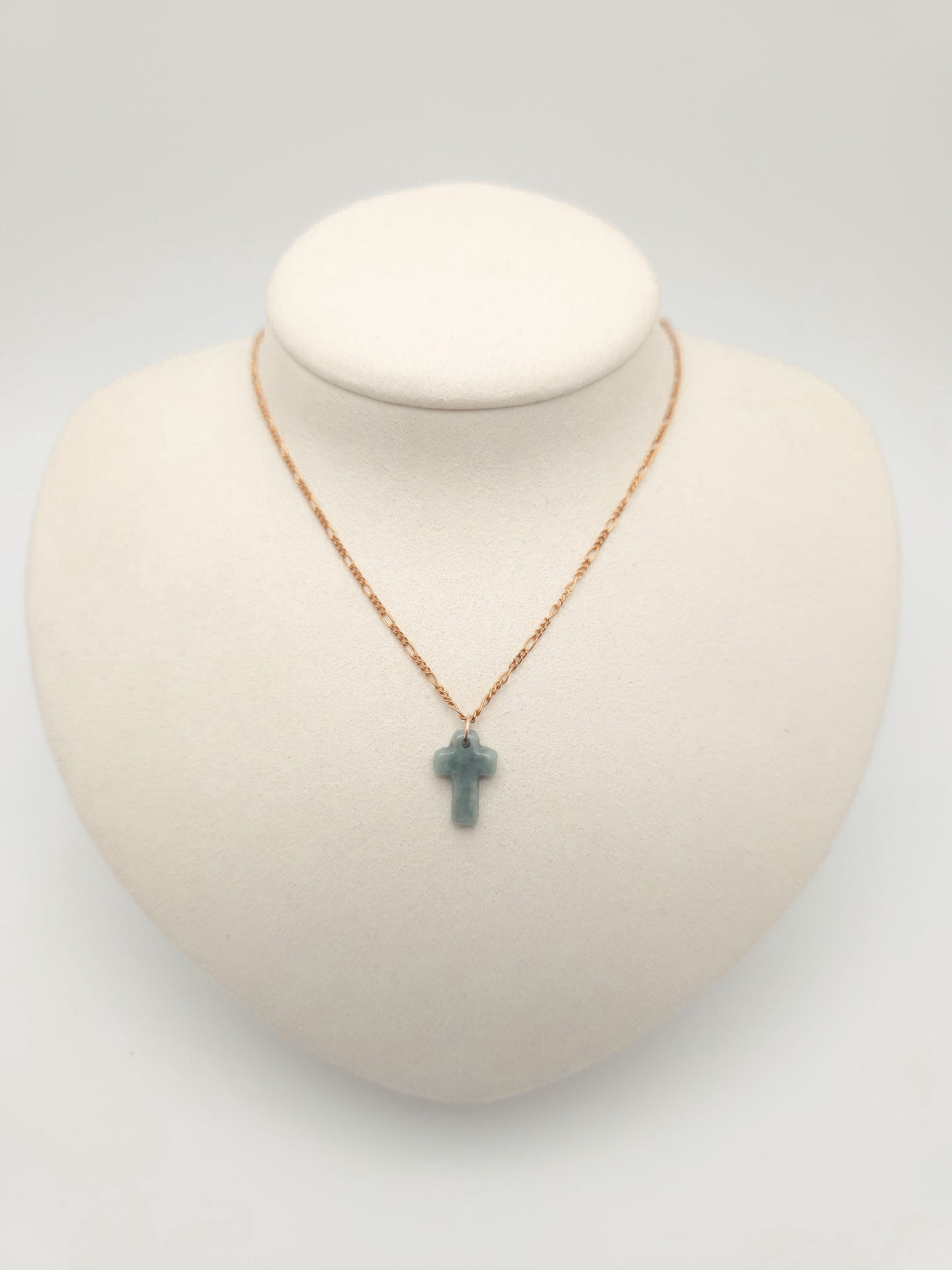 Jade Cross Necklace