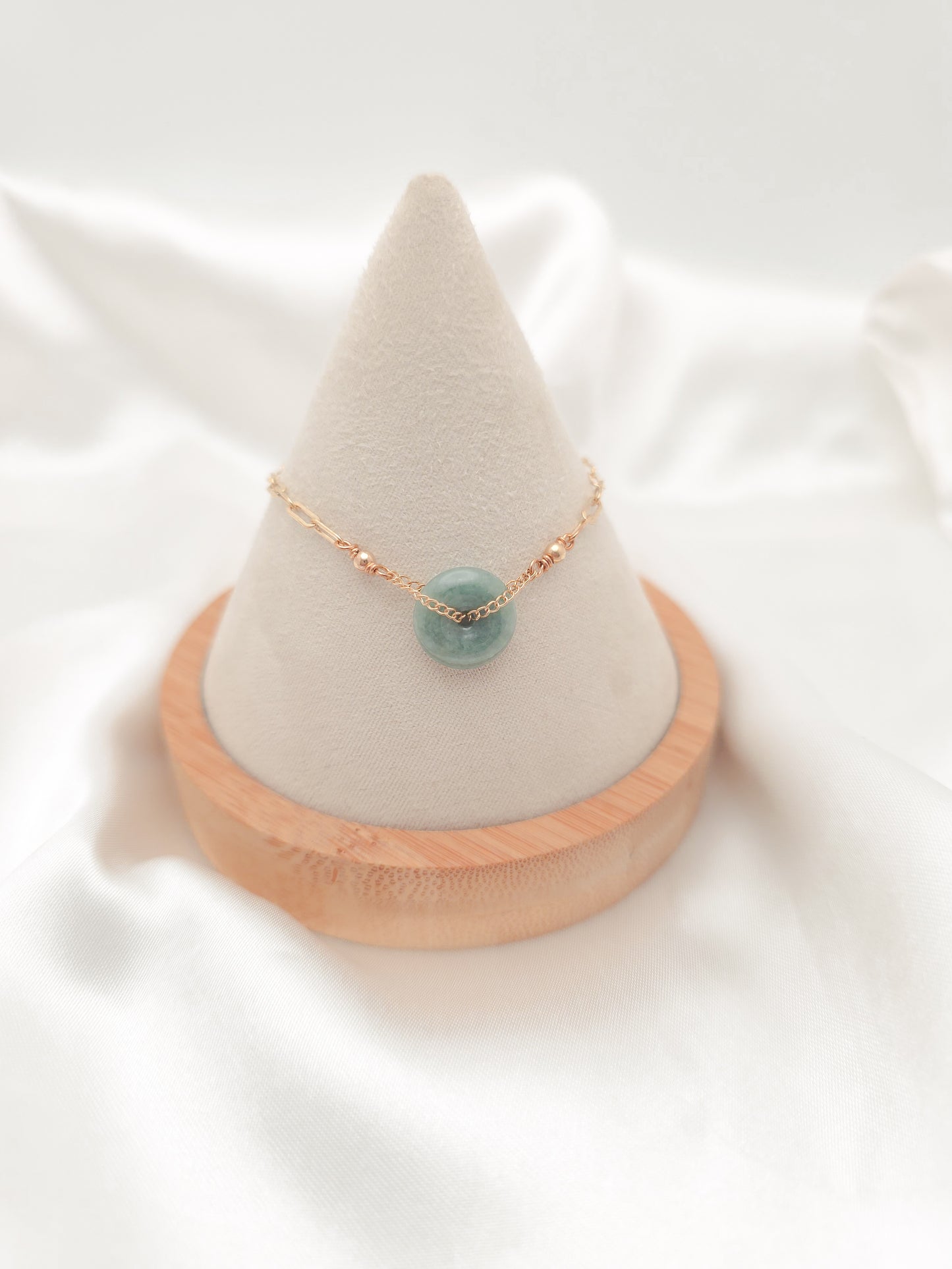 Jadeite Wrap Bracelet