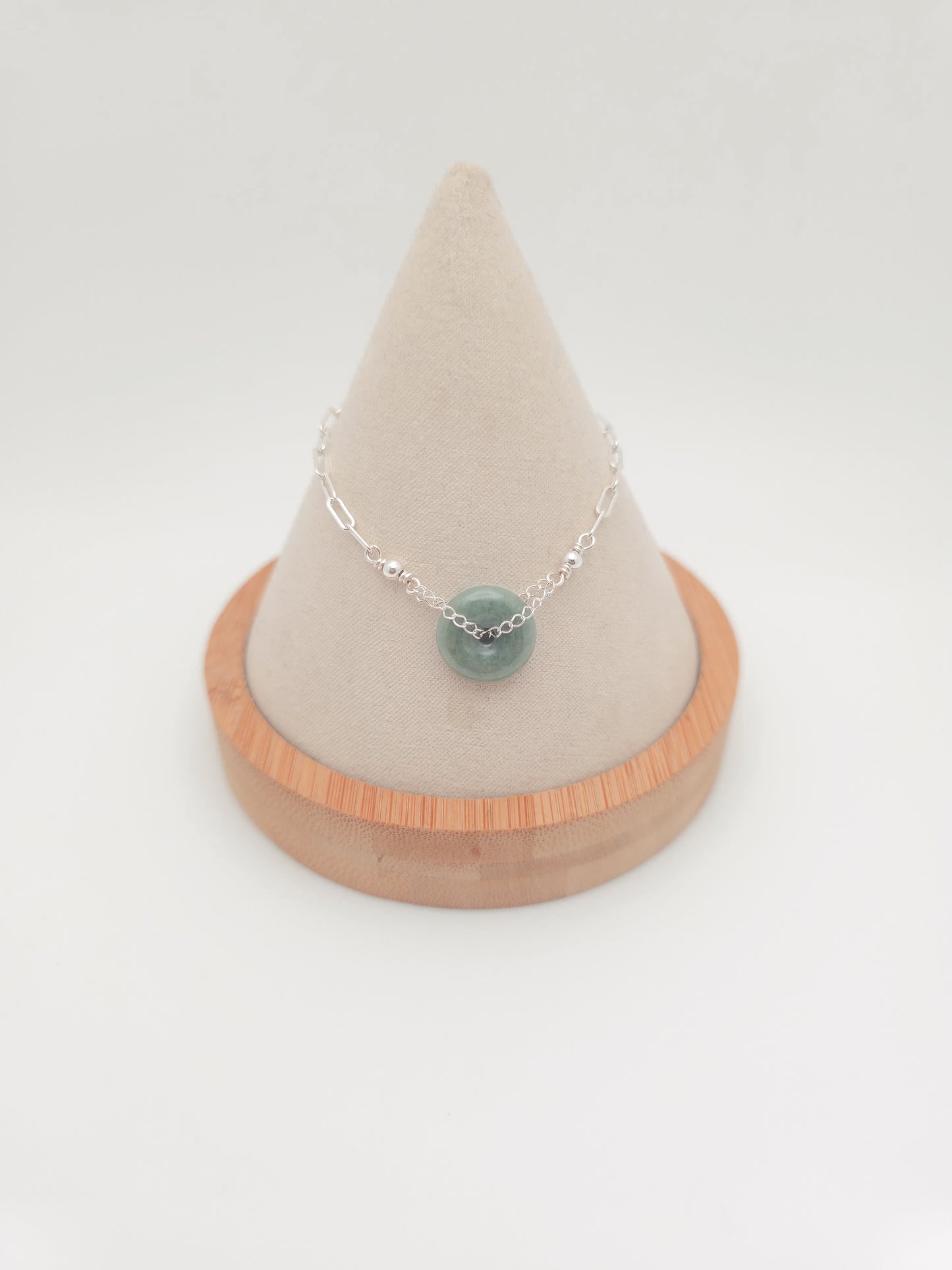 Jadeite Wrap Bracelet