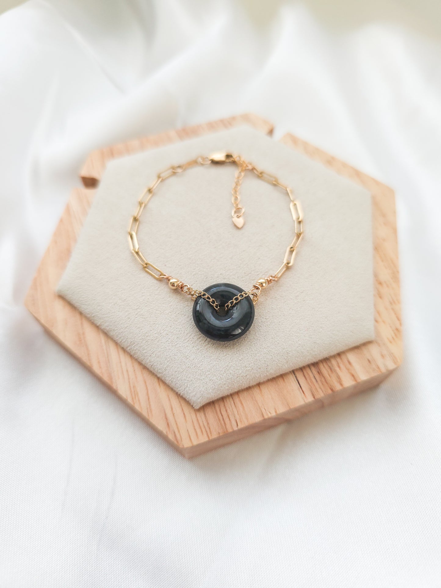 Jadeite Wrap Bracelet