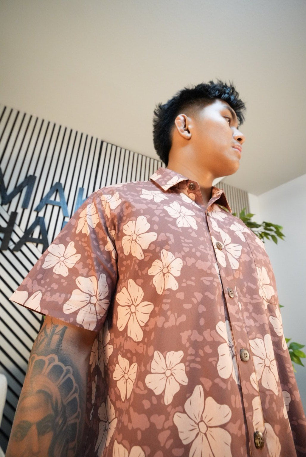 Men's 'Ilima x 'O'opu Nākea Button Down Shirt