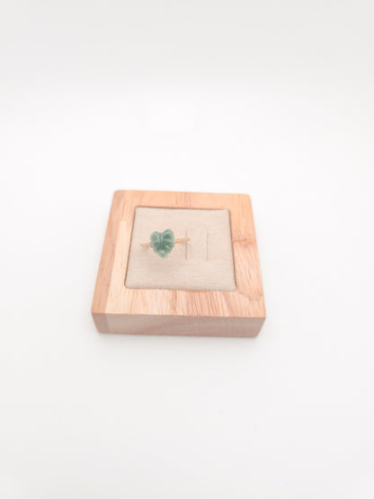 Monstera Jade Ring
