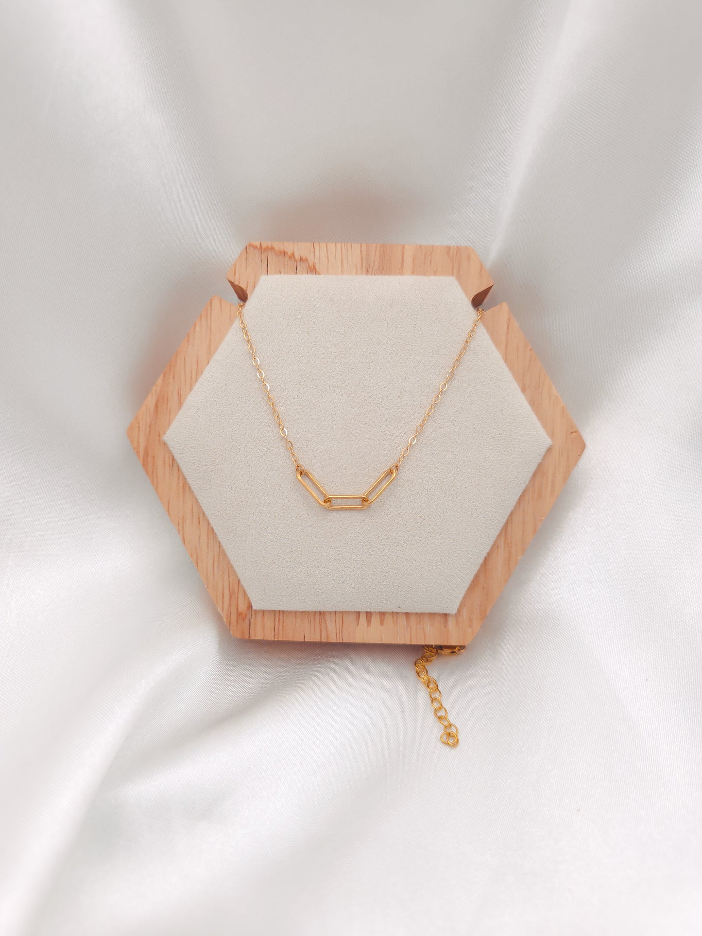 Paperclip Statement Necklace