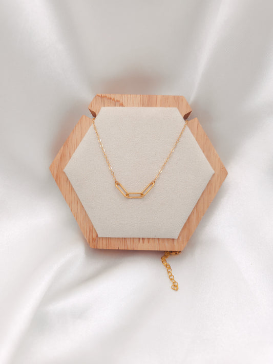 Paperclip Statement Necklace