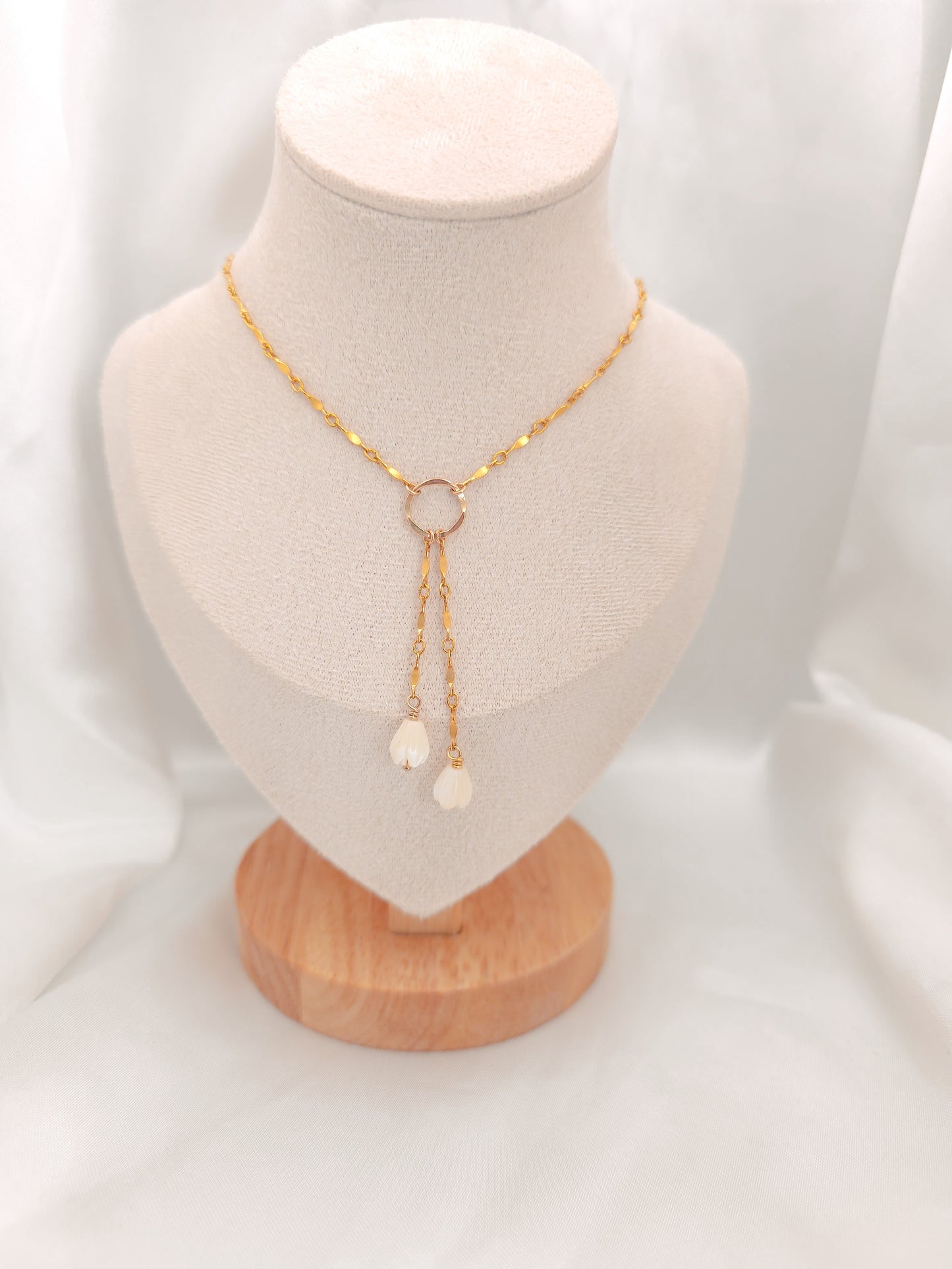 Pikake Lariat Necklace