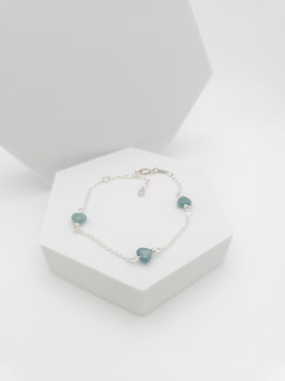 Three Hearts Jade Bracelet