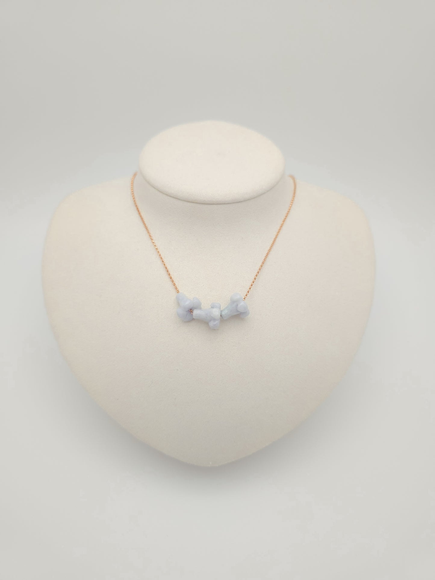 Triple Puakenikeni Jade Necklace
