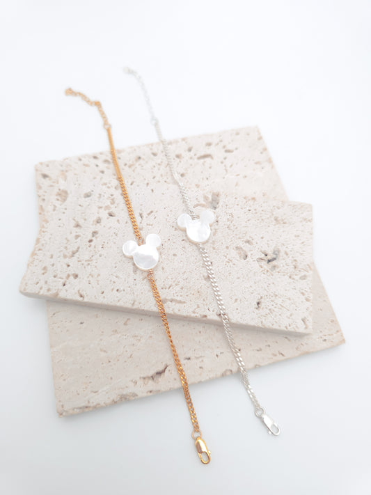 Mickey Pearl Bracelet