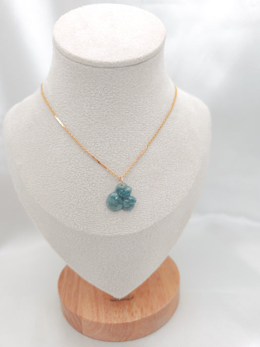 Minnie Slanted Jade Necklace