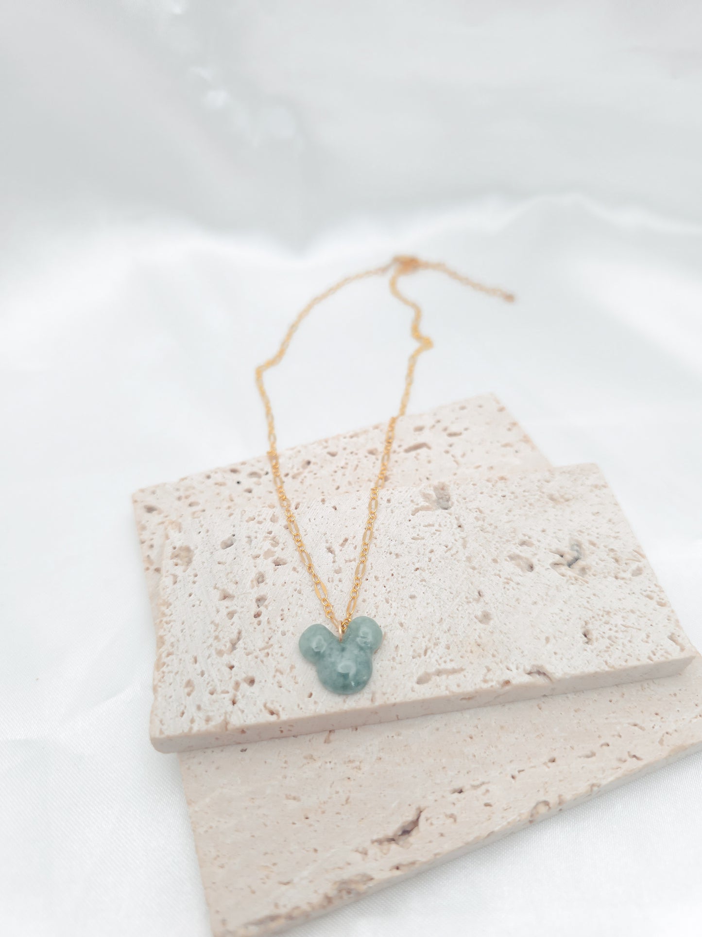 Mickey Jade Necklace
